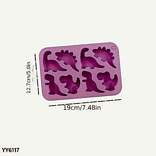 YY6117 Mini 6lı Dinazor Seti Silikon Kalıp